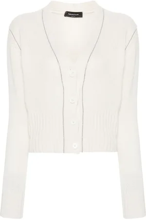 Fabiana Filippi Cardigan en cachemire à ornements de perles