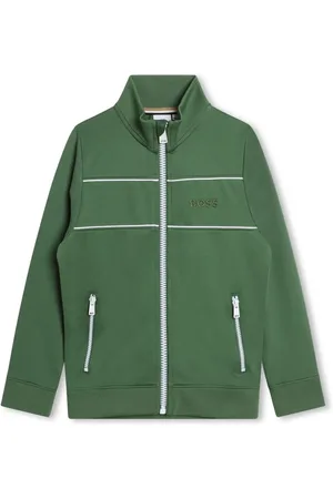 HUGO BOSS Veste zippée à logo brodé