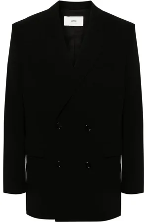 Ami Blazer en laine vierge à boutonnière croisée