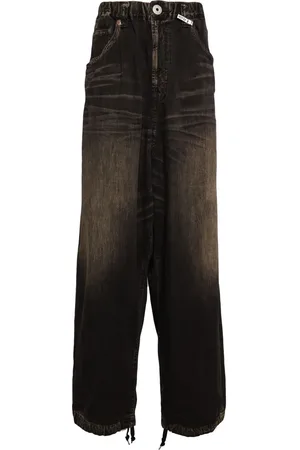 Maison Mihara Yasuhiro Jean droit à patch logo