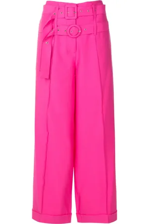 Gloria Coelho Pantalon court à double ceinture