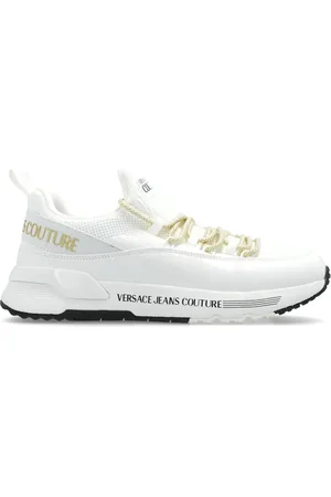 VERSACE Baskets en cuir Dynamic à logo imprimé