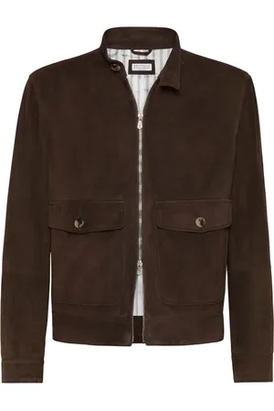 Brunello Cucinelli Veste en daim