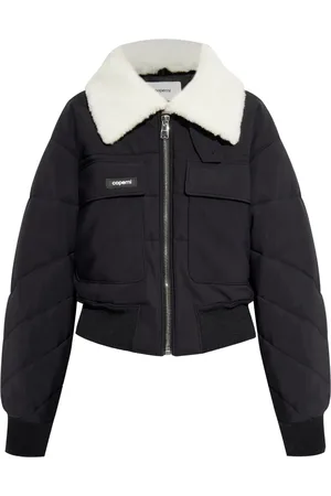 COPERNI Veste en peau lainée artificielle à patch logo