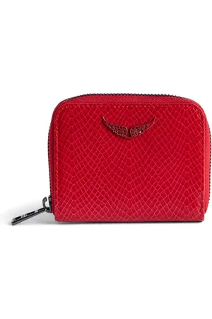 Zadig & Voltaire Portefeuille à effet peau de crocodile