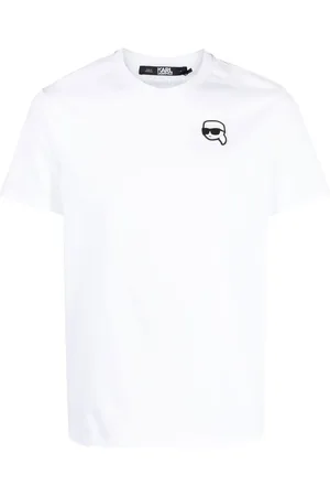 Karl Lagerfeld T-shirt Ikonik Patch en coton biologique