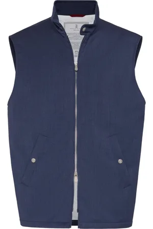 Brunello Cucinelli Gilet en flanelle