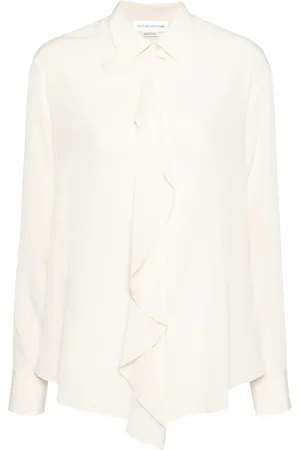 Victoria Beckham Blouse en soie à volants