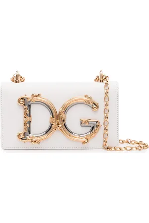 Dolce & Gabbana Pochette pour smartphone DG Girls en cuir