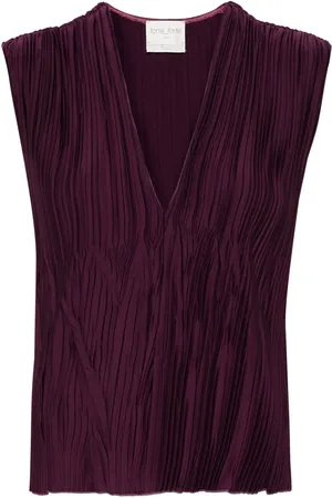 FORTE FORTE Blouse sans manches à design plissé