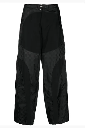 MISBHV Pantalon ample à motif monogrammé