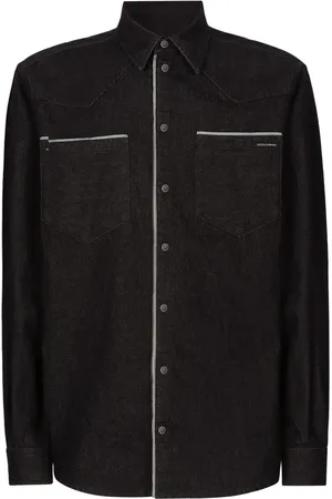 Dolce & Gabbana Chemise en jean à bords contrastants
