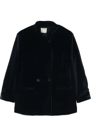 FORTE FORTE Blazer côtelé à boutonnière croisée