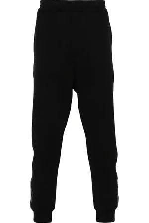 Alexander McQueen Pantalon de jogging à bande logo