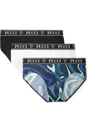 Puccini Lot de trois slips à bande logo