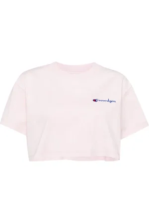 Ground Zero T-shirt crop à logo brodé