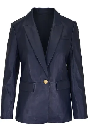 VERONICA BEARD Veste Dickey en cuir
