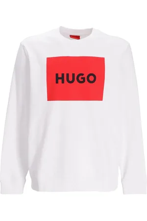 HUGO BOSS Sweat en coton à logo imprimé