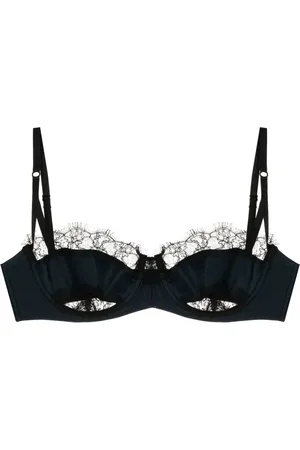 Kiki de Montparnasse Soutien-gorge à balconnets bordés de dentelle
