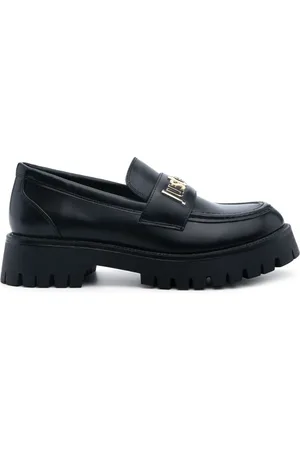 Roberto Cavalli Mocassins à plaque logo