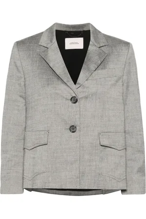 Dorothee Schumacher Blazer en lin à coupe crop