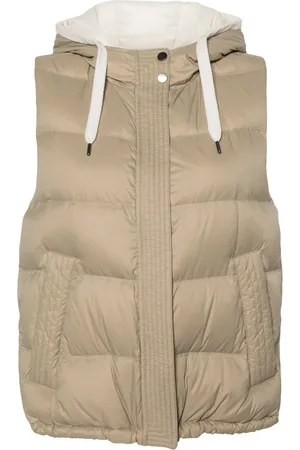 Brunello Cucinelli Gilet matelassé à capuche