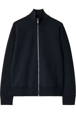 Burberry Veste zippée à logo brodé