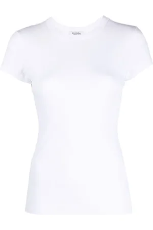 Filippa K T-shirt nervuré à manches courtes