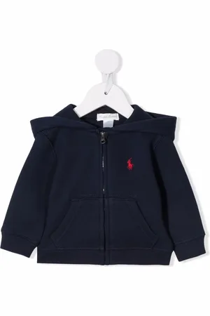 Ralph Lauren Hoodie zippé à logo brodé