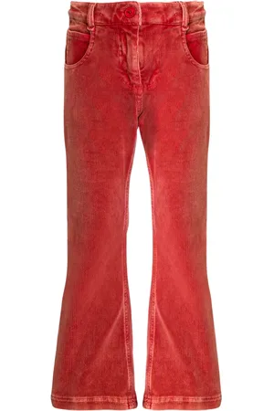 Etro Pantalon en velours à coupe évasée