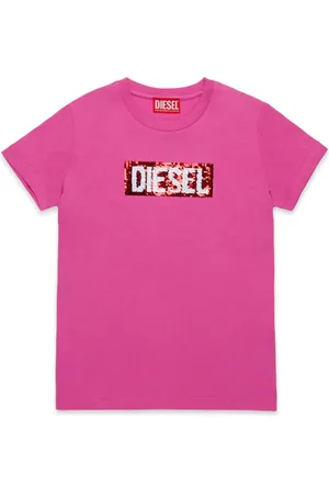 Diesel T-shirt en coton à sequins