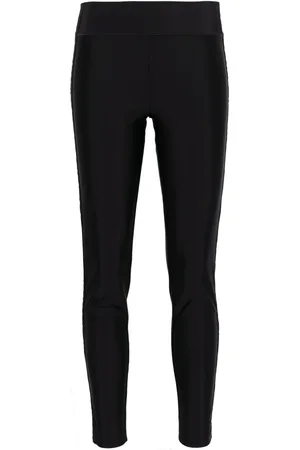 VERSACE Legging en maille à logo en jacquard