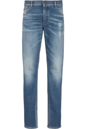Balmain Jean slim à taille mi-haute