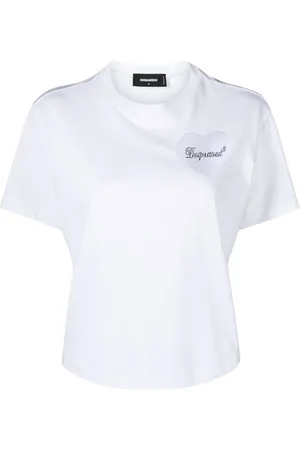Dsquared2 T-shirt en coton à logo appliqué