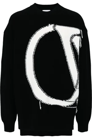 OFF-WHITE Pull à col ras-de-cou
