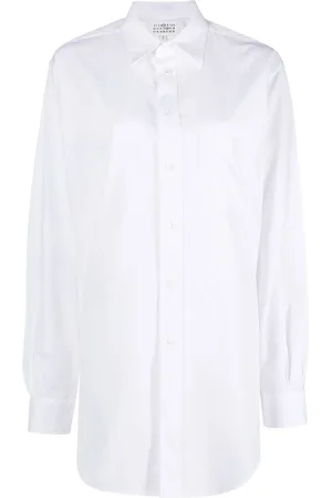 Maison Margiela Chemise mi-longue en popeline