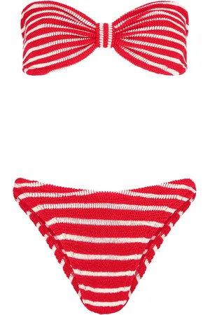 Hunza G Bikini Jean à rayures