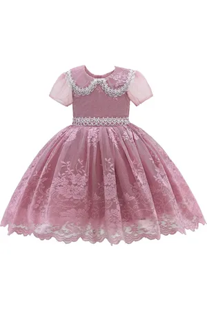 Tulleen Robe Dolly à dentelle brodée