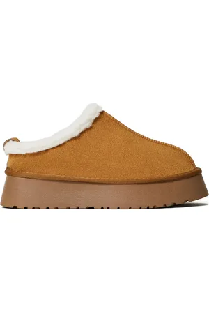 Twin-Set Chaussons en peau lainée artificielle
