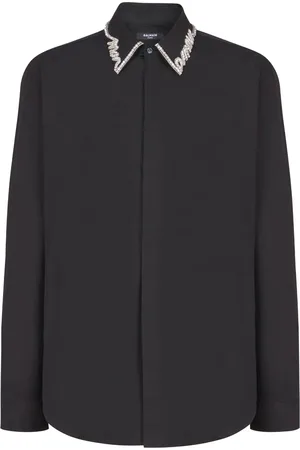 Balmain Chemise à strass