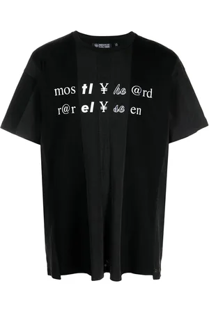 MOSTLY HEARD RARELY SEEN T-shirt en coton à imprimé texte