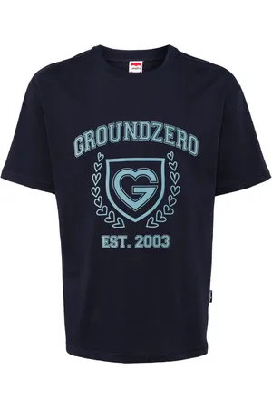 Ground Zero T-shirt en coton à logo imprimé