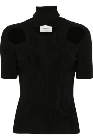 COPERNI T-shirt nervuré à découpes