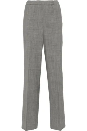 Fabiana Filippi Pantalon chiné à coupe droite