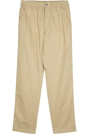 Maison Kitsuné Pantalon fuselé à logo brodé