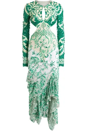 Etro Robe à ornements en sequins