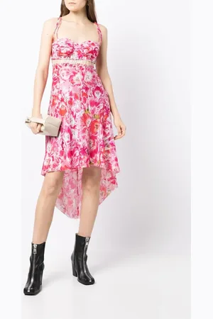 Natasha Zinko Robe mi-longue à fleurs