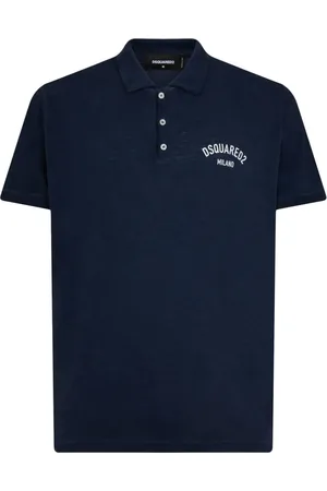 Dsquared2 Polo en coton mélangé à logo imprimé