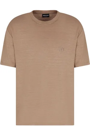 Giorgio Armani T-shirt à logo brodé