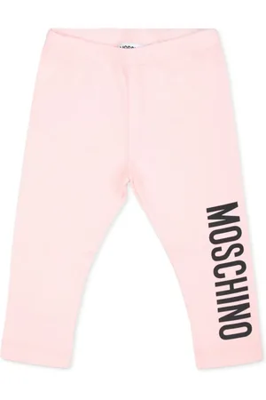Moschino Legging en coton stretch à logo imprimé
